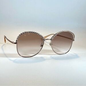 CHANEL Pearl Sunglasses 4246-H Pink Gold